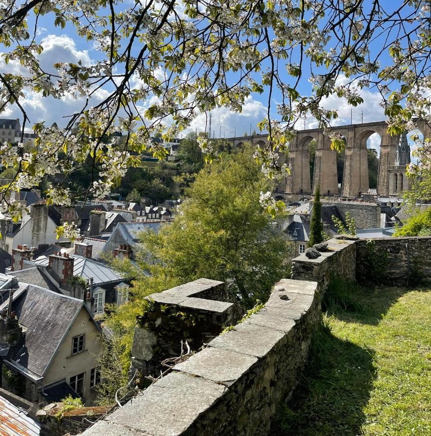 Cosy Et Jardin Panoramique Appartement Morlaix Buitenkant foto